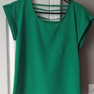 Forever 21 Vibrant Green Crop Top